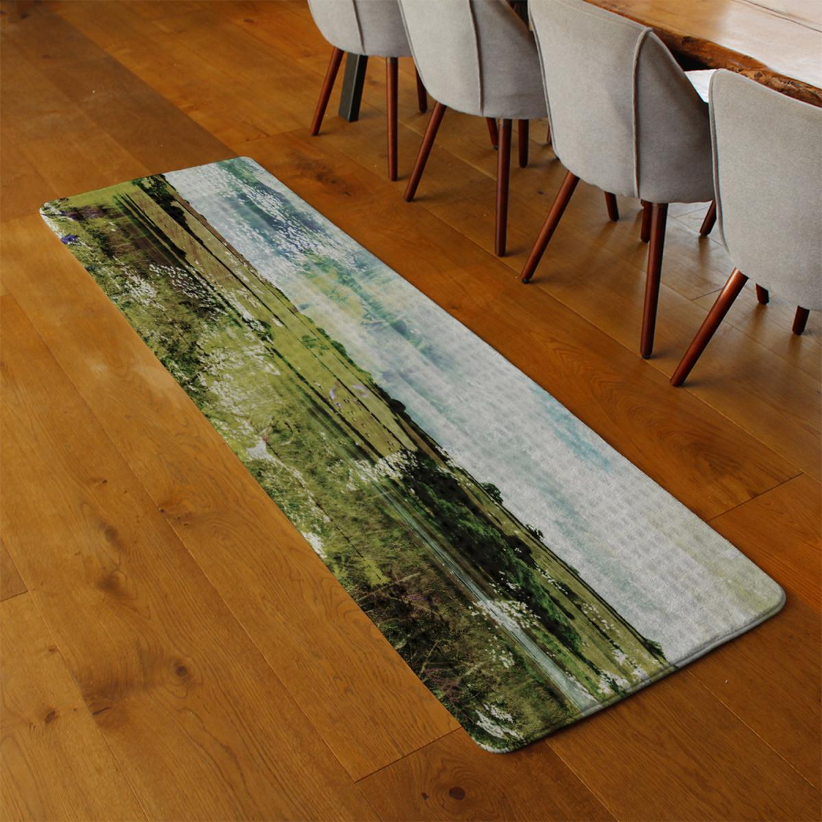 Classic Lake View Runner Rug - Green – image 3