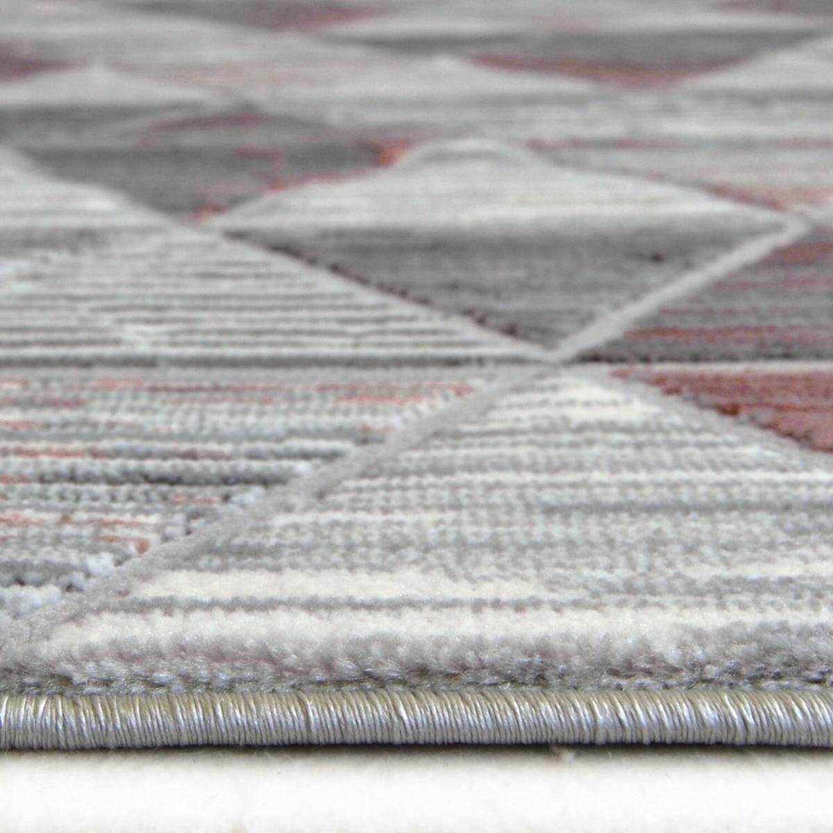 Pink Glamourous Geometric Rugs - Holm - Pink – image 3
