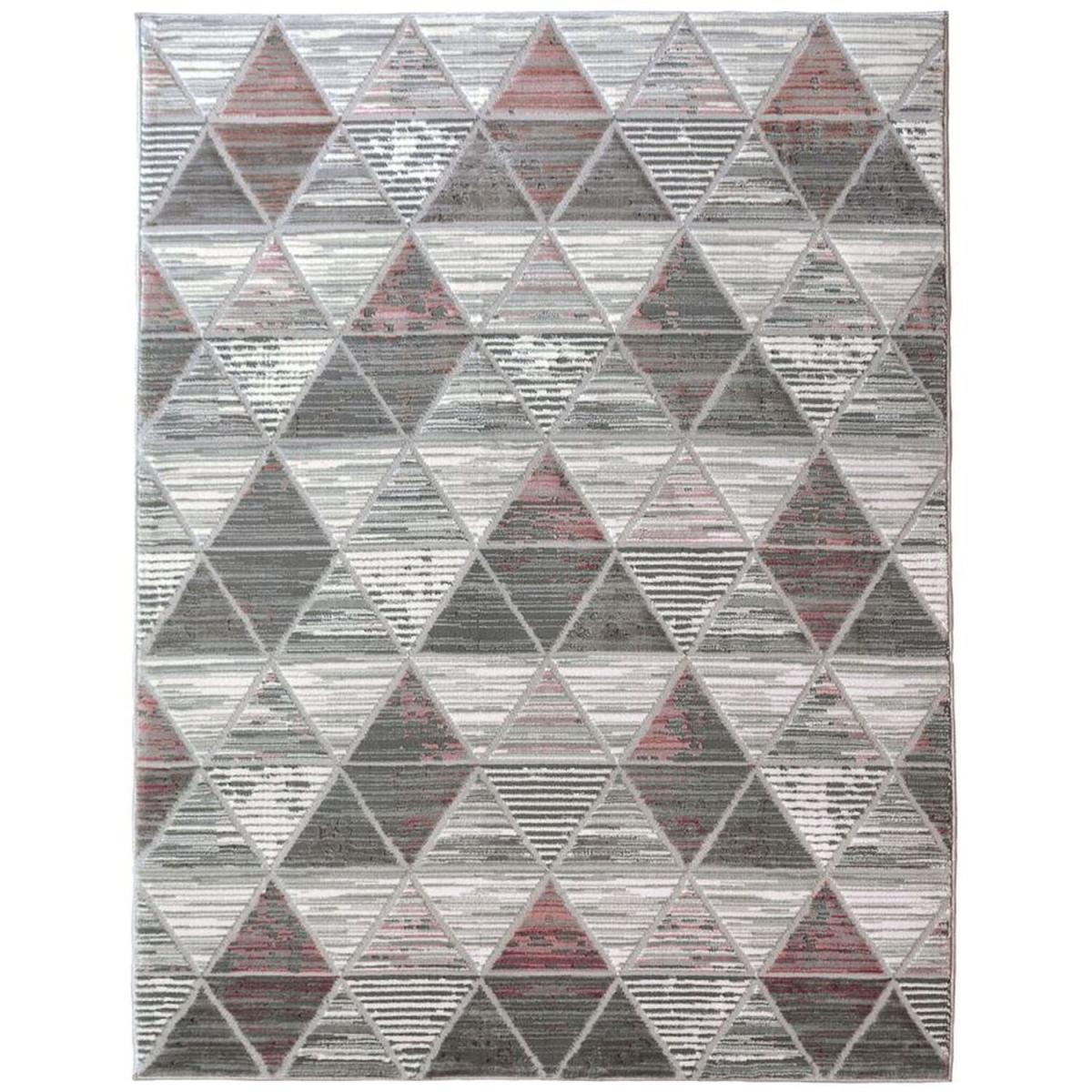 Pink Glamourous Geometric Rugs - Holm - Pink – image 4