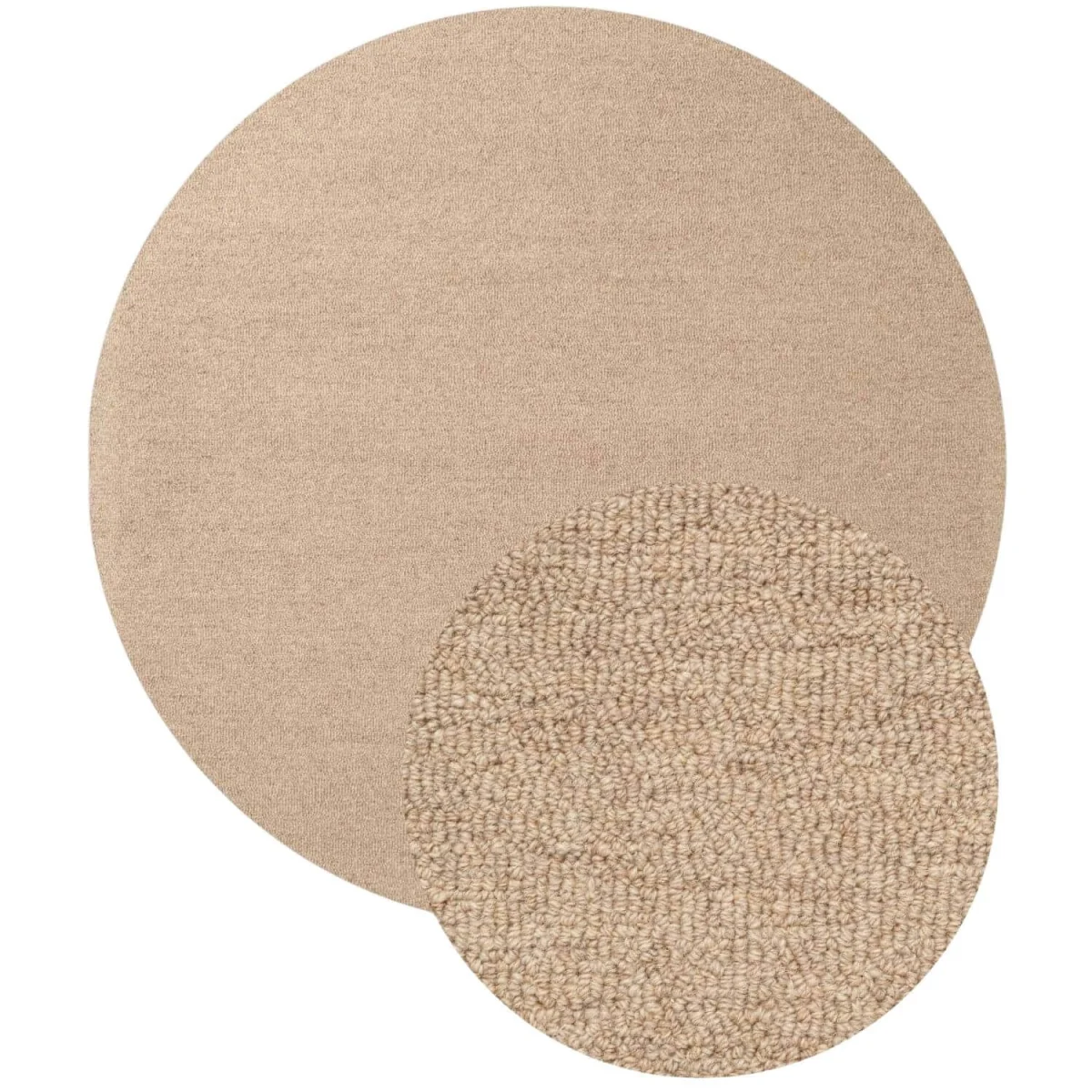 Hanse Home Elle Decoration Puristic Fine Bouclé Knots Wool Rug Beige 140x200 cm - Beige / 200.0cm / 140.0cm – image 10