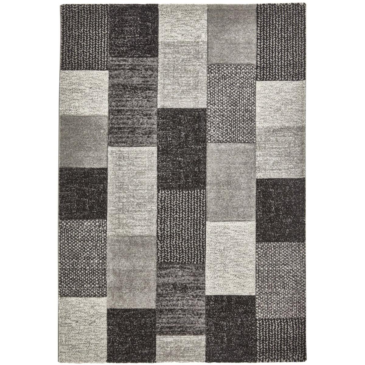 Brooklyn 21830 GreyBlack Rug - Grey/Black / 170cm – image 2
