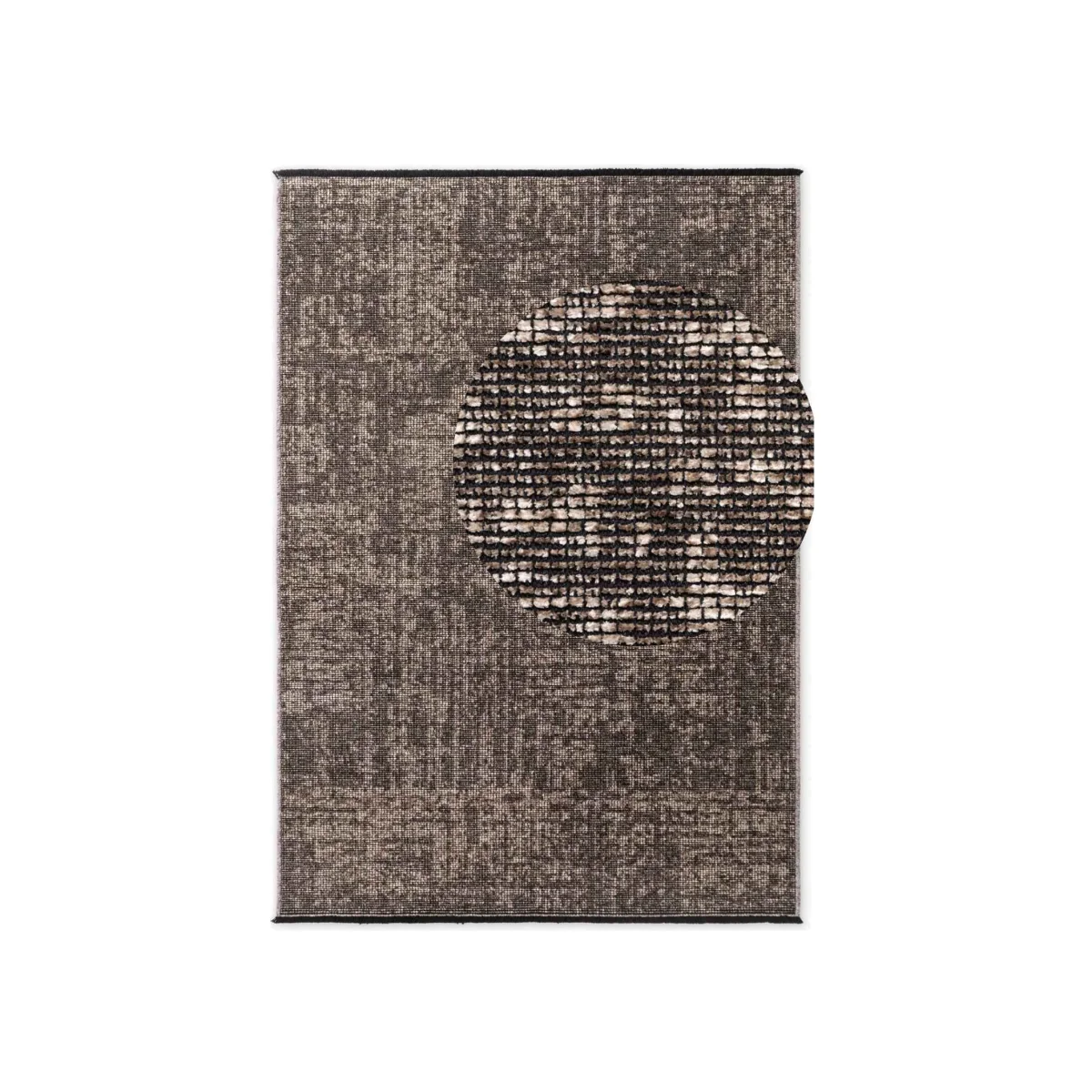 Brilliance Short Pile Prisma Polyester Abstract Rug - Beige / 200 x 290cm - Beige / 160.0cm – image 1