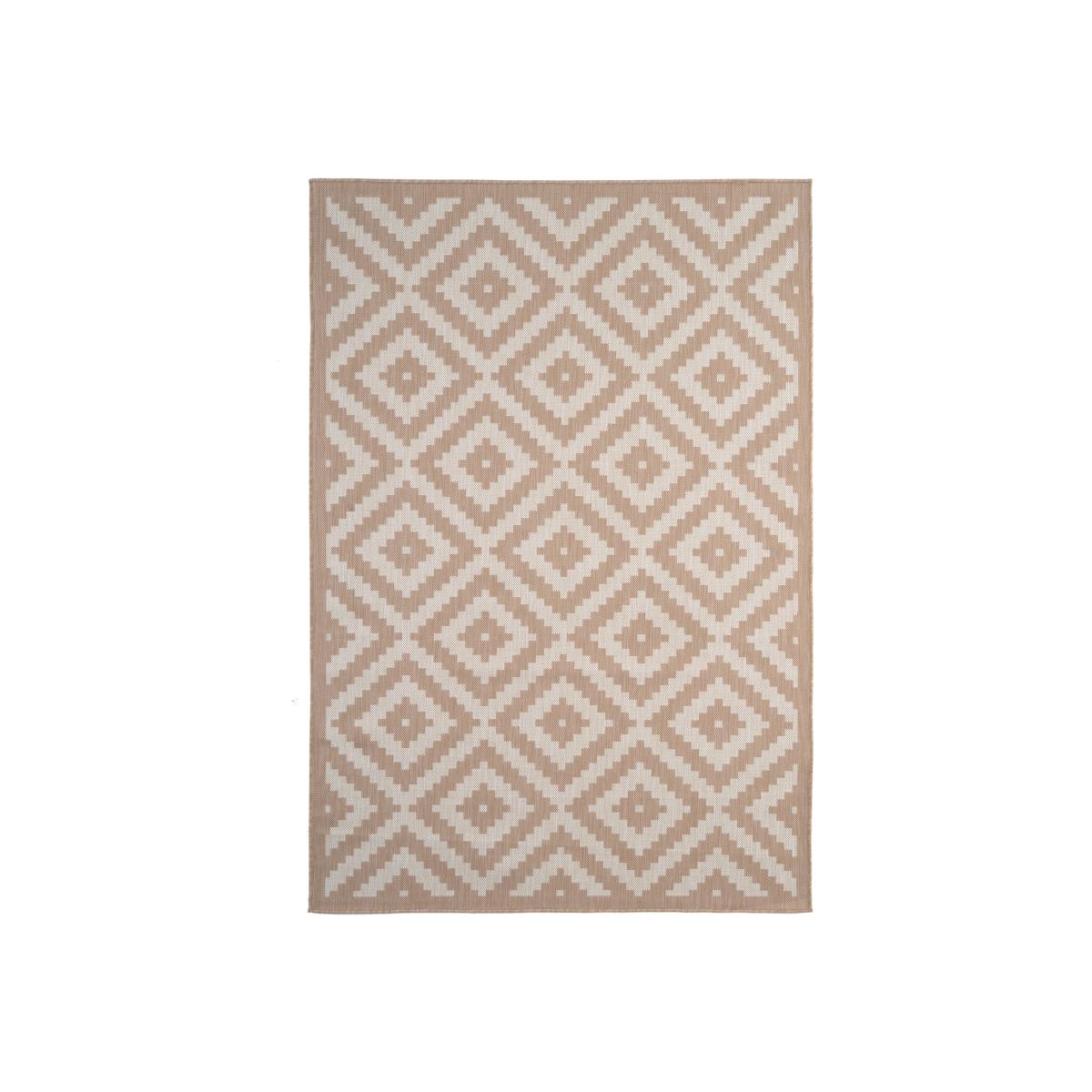 Ecology Collection Outdoor Rugs in Beige 100b - Beige / 160cm