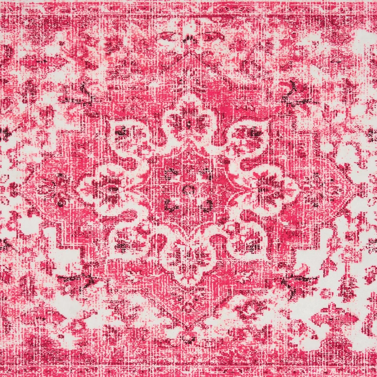 OHS Washable Vintage Printed Rug - Pink / 160cm / 160X230 – image 6