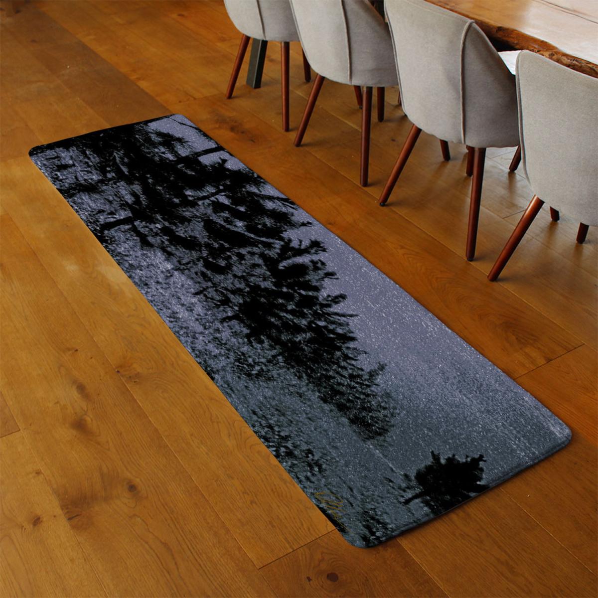 Startree Line Runner Rug - Blue – image 3