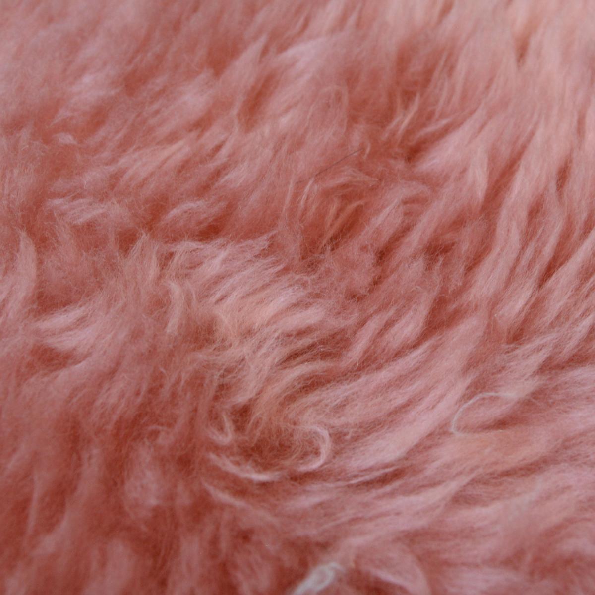 Blush Pink Faux Fur Super Soft Non Slip Sheepskin - Kinsale - Pink / 90cm – image 2