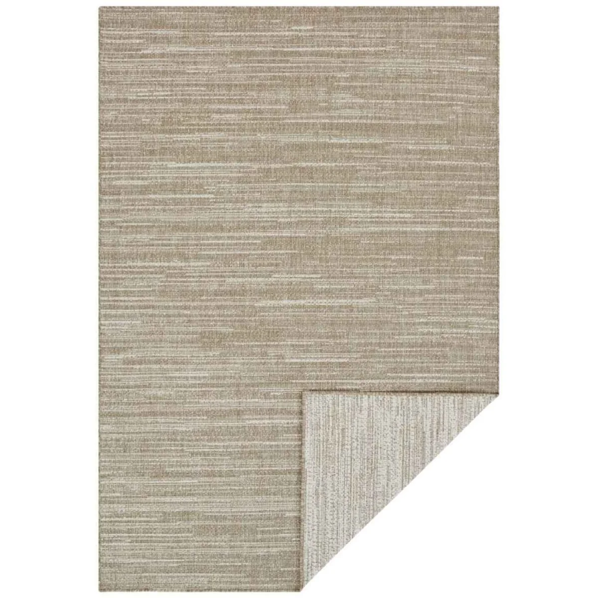 Reversible Melange Striped Indoor & Outdoor Rug Green - Beige – image 2