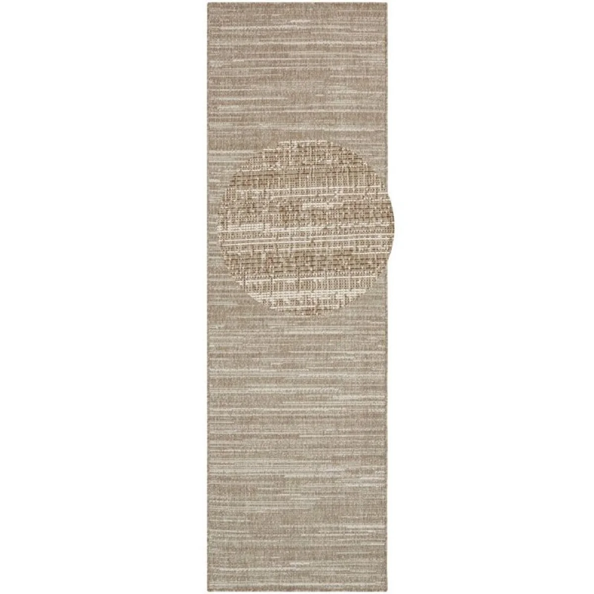 Reversible Melange Striped Indoor & Outdoor Rug Green - Beige – image 8