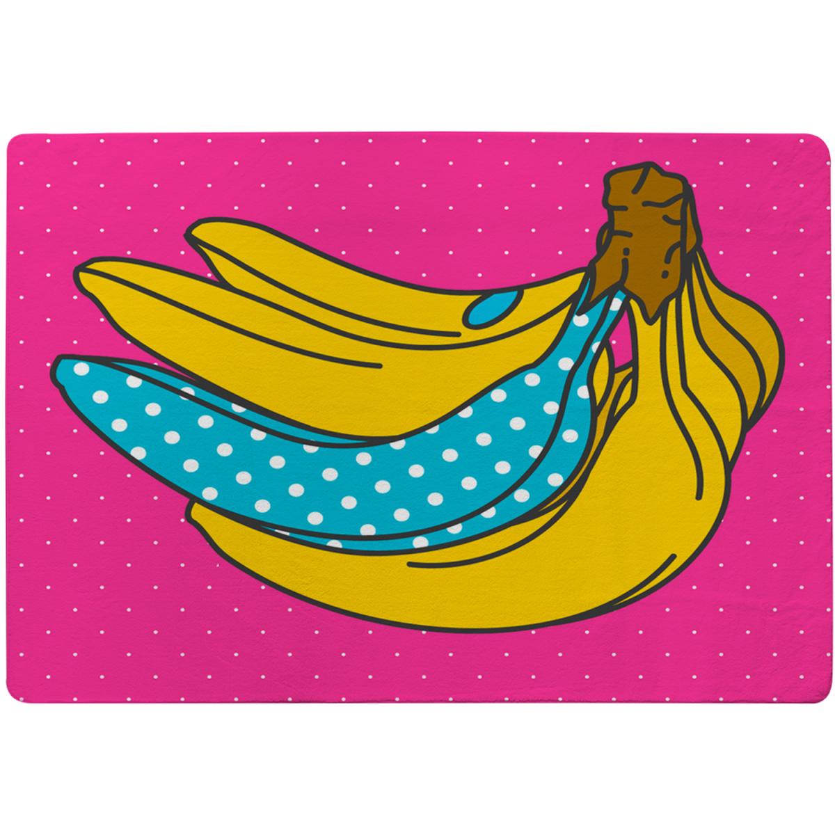 Pop Art Banana Designer Rug - Pink / 110cm – image 2