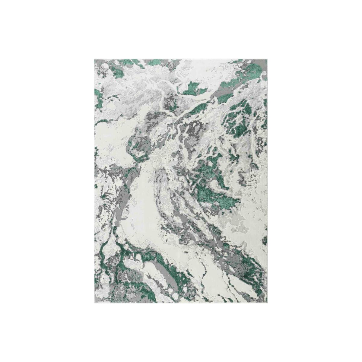 Emperor Picasso Modern Waterflow Abstract Area Rugs - Aqua / 230cm – image 1