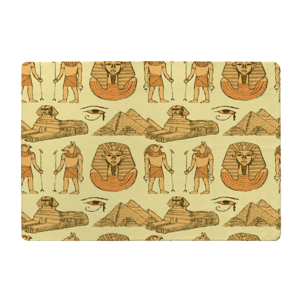 Egyptians Sphinx Rug - Yellow / 110cm – image 1