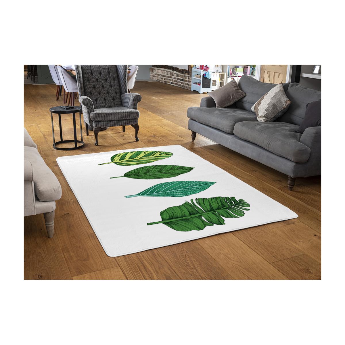 Four Leaves Designer Rug - Green / 110cm – image 1