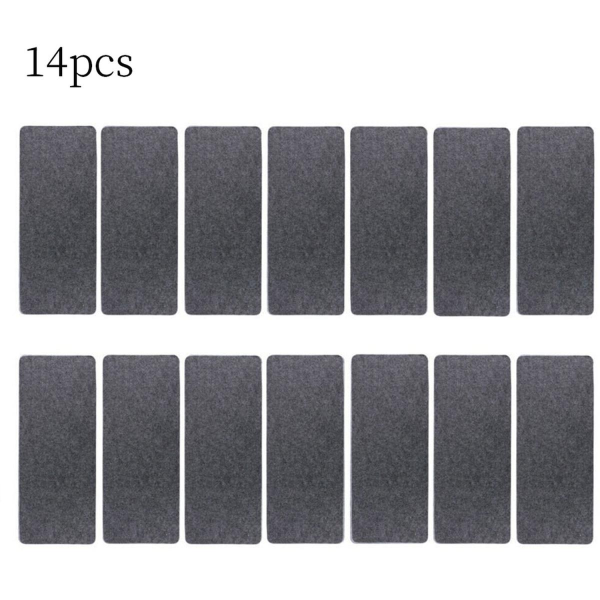 14 Piece Set Tread Rugs for Stair - Dark Grey – image 4
