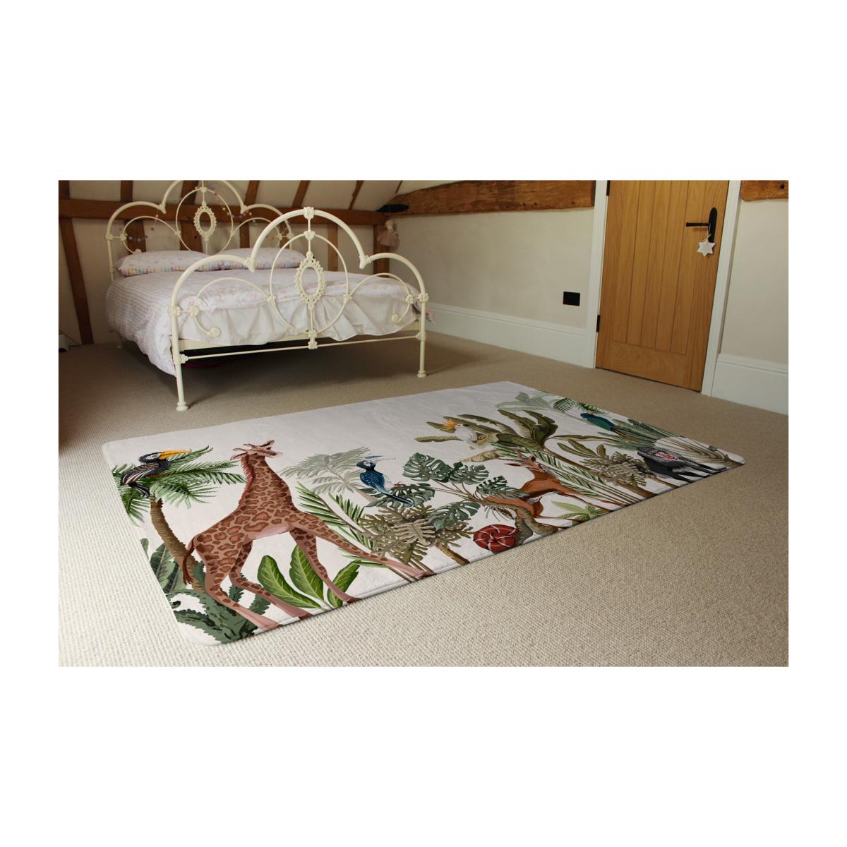 Tropical Animals Rug - Brown / 230cm – image 1