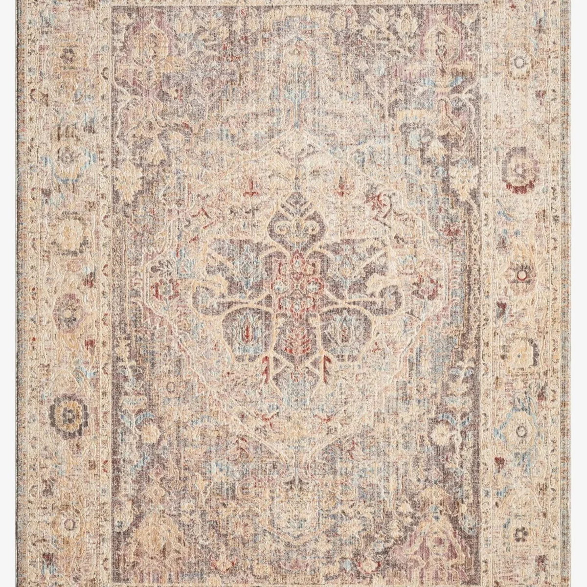 Underfoot Tundra Large Living Room Rug - 8 mm Polyester Pile, Jute Backing, Beige - Beige – image 1