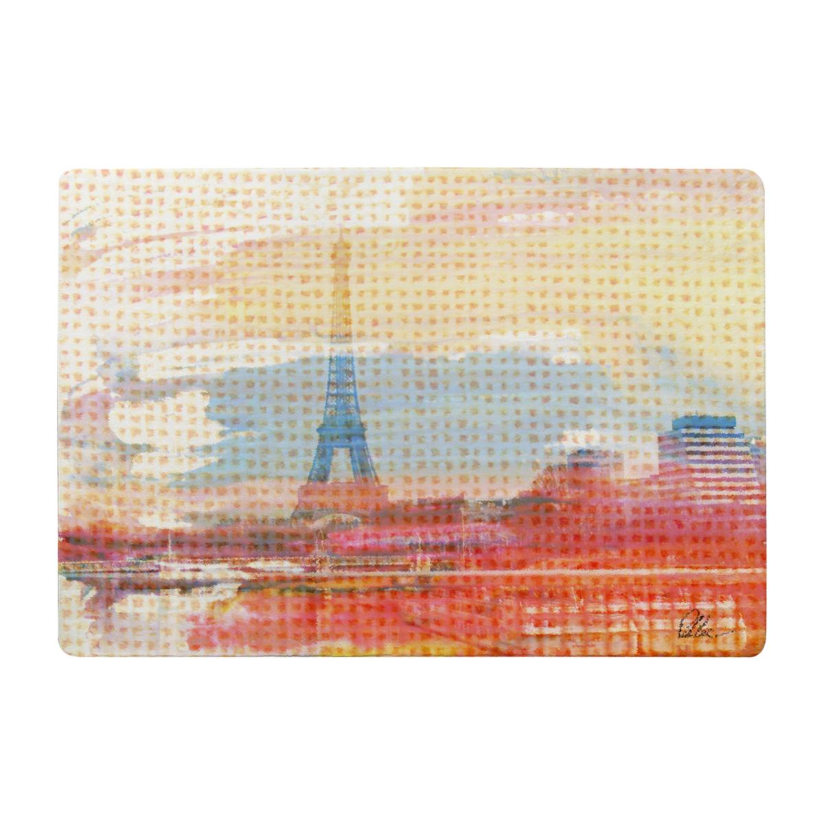 Hessian Paris Rug - Red / 150cm