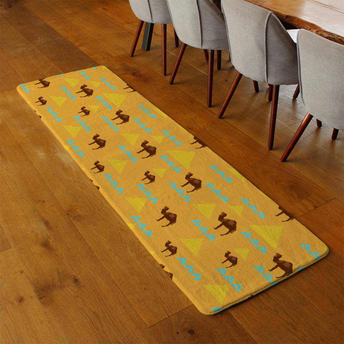 Camels Runner Rug - Orange – image 3