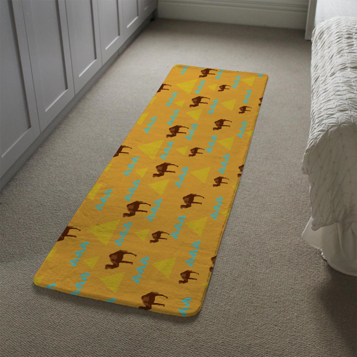 Camels Runner Rug - Orange – image 1