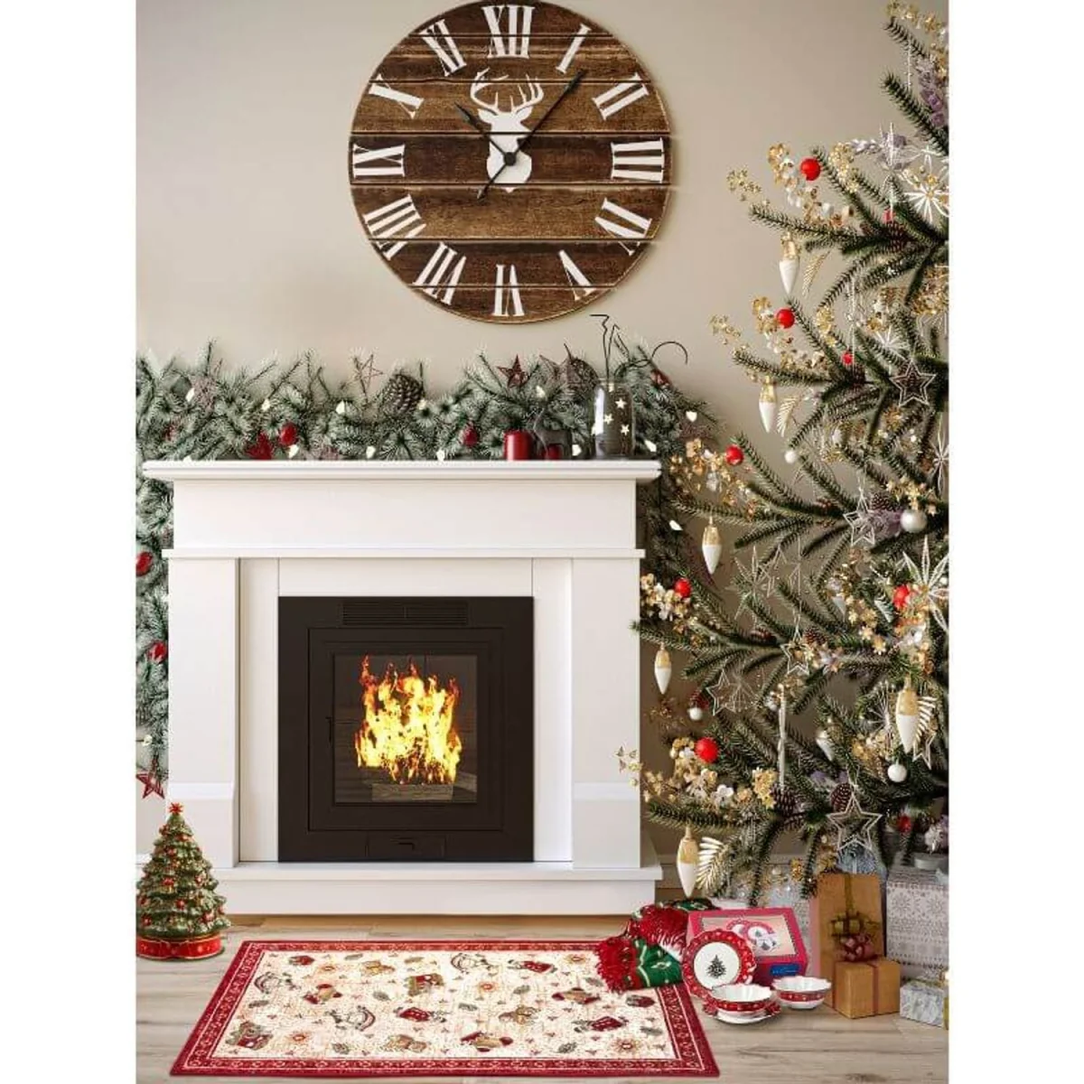 Villeroy & Boch Toys Delight Design Nostalgic Shine Round Rug Ø 150 cm Red - Red / 150cm – image 7