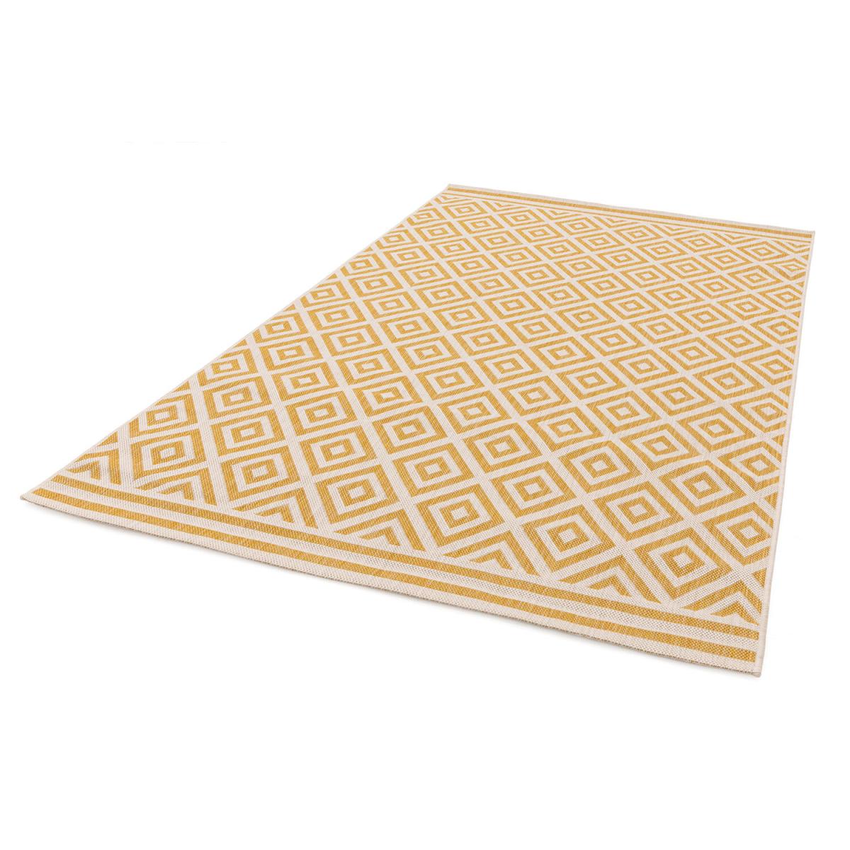 Diamond In-Outdoor Rug - Ochre / 170cm – image 4