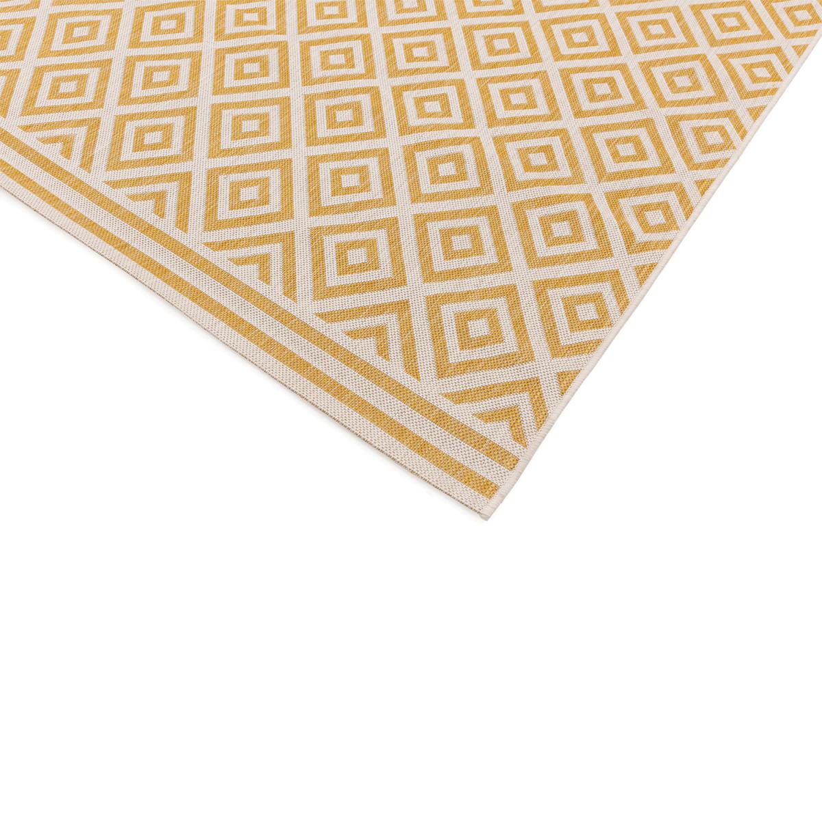 Diamond In-Outdoor Rug - Ochre / 170cm – image 7