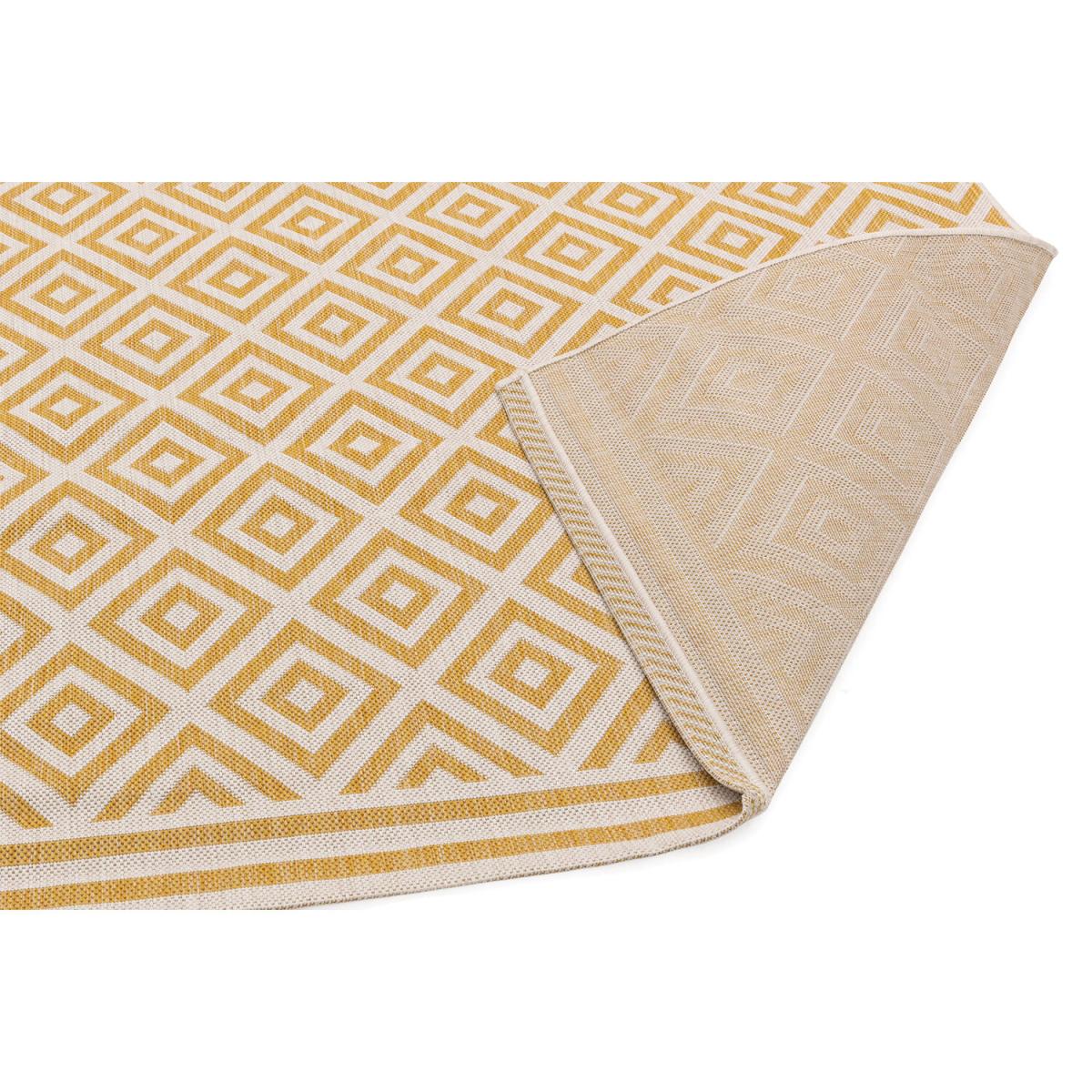 Diamond In-Outdoor Rug - Ochre / 170cm – image 8