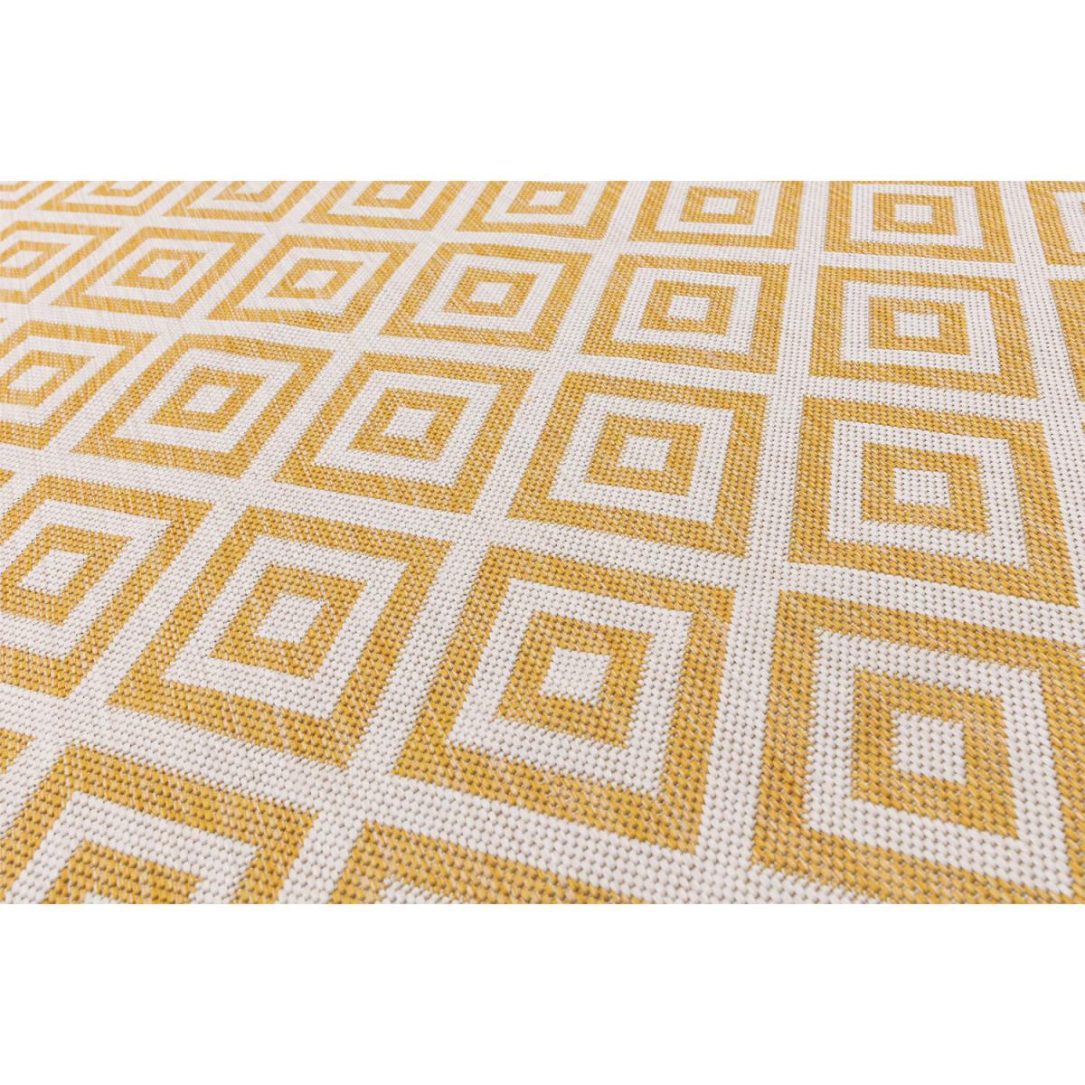 Diamond In-Outdoor Rug - Ochre / 170cm – image 9