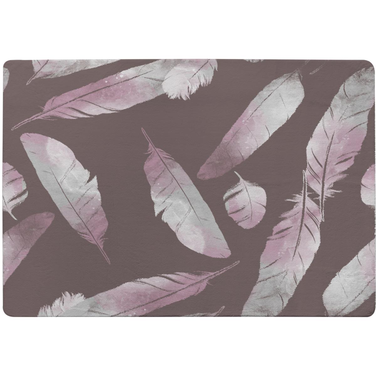 Imprints Bird Feathers Rug - Purple / 230cm – image 2