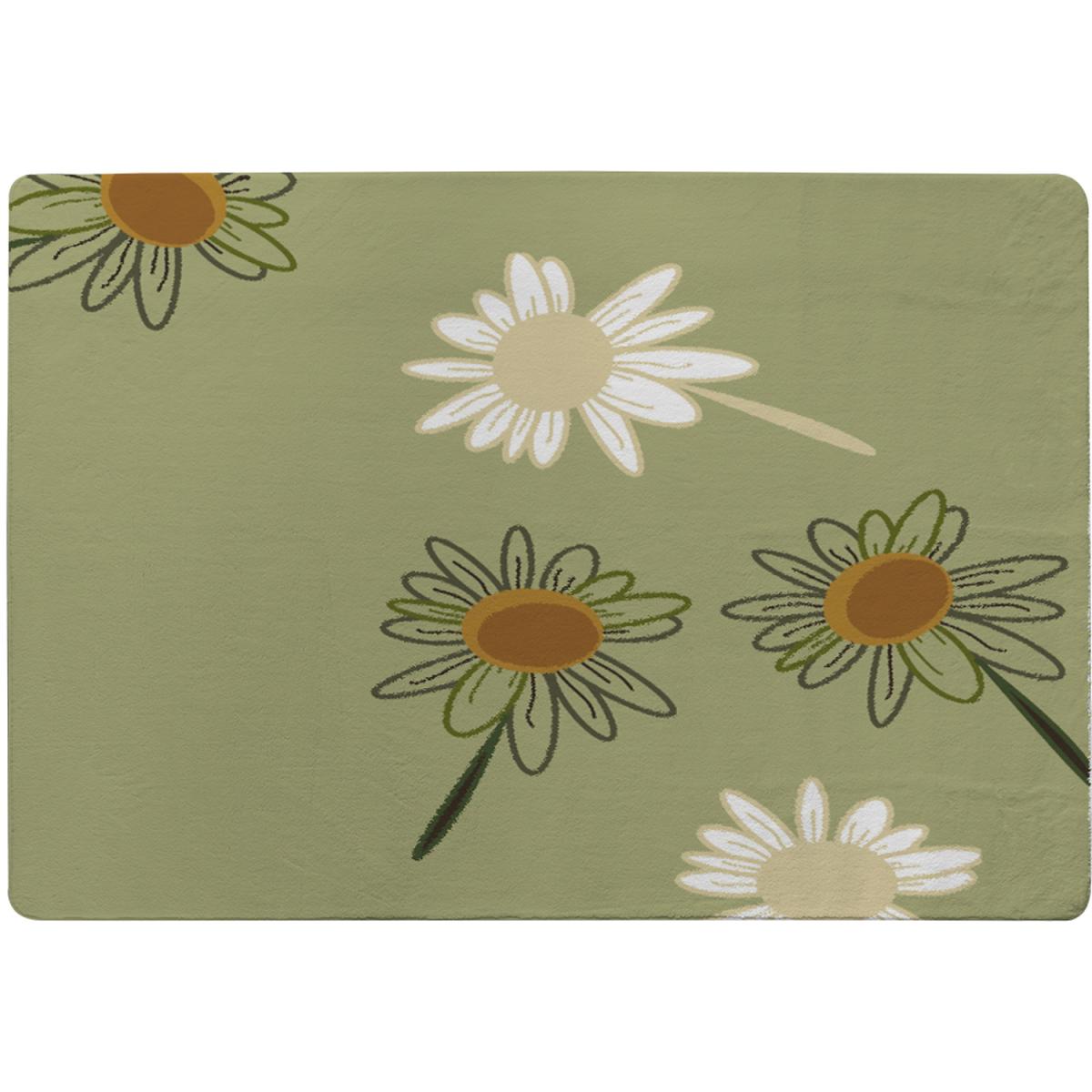 Patterns And Shapes In The Style Of Scrapbooking Rug - Green / 230cm – image 2