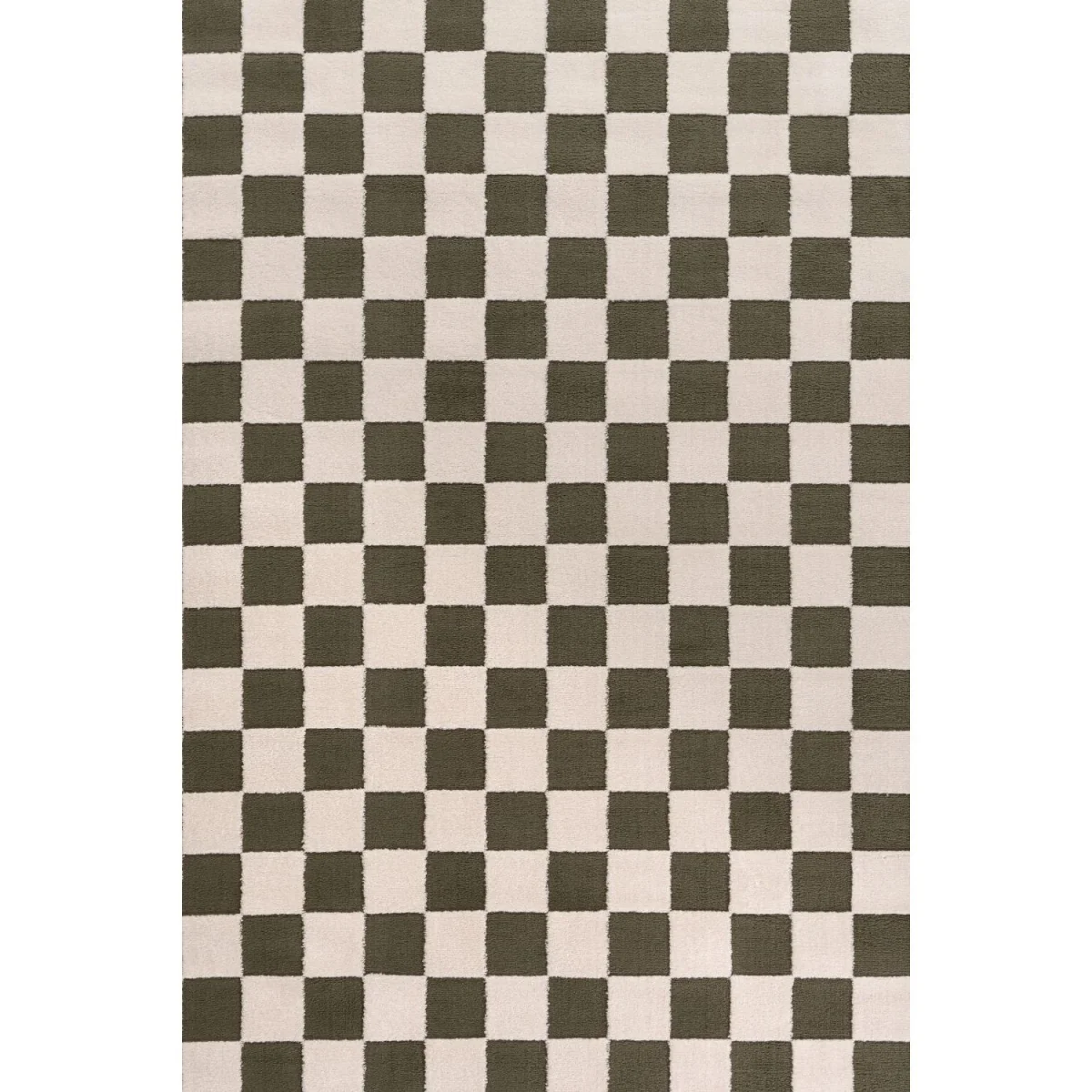 The Rugs Loft Checkerboard Design Textured Rug - Green / 150cm โ image 6