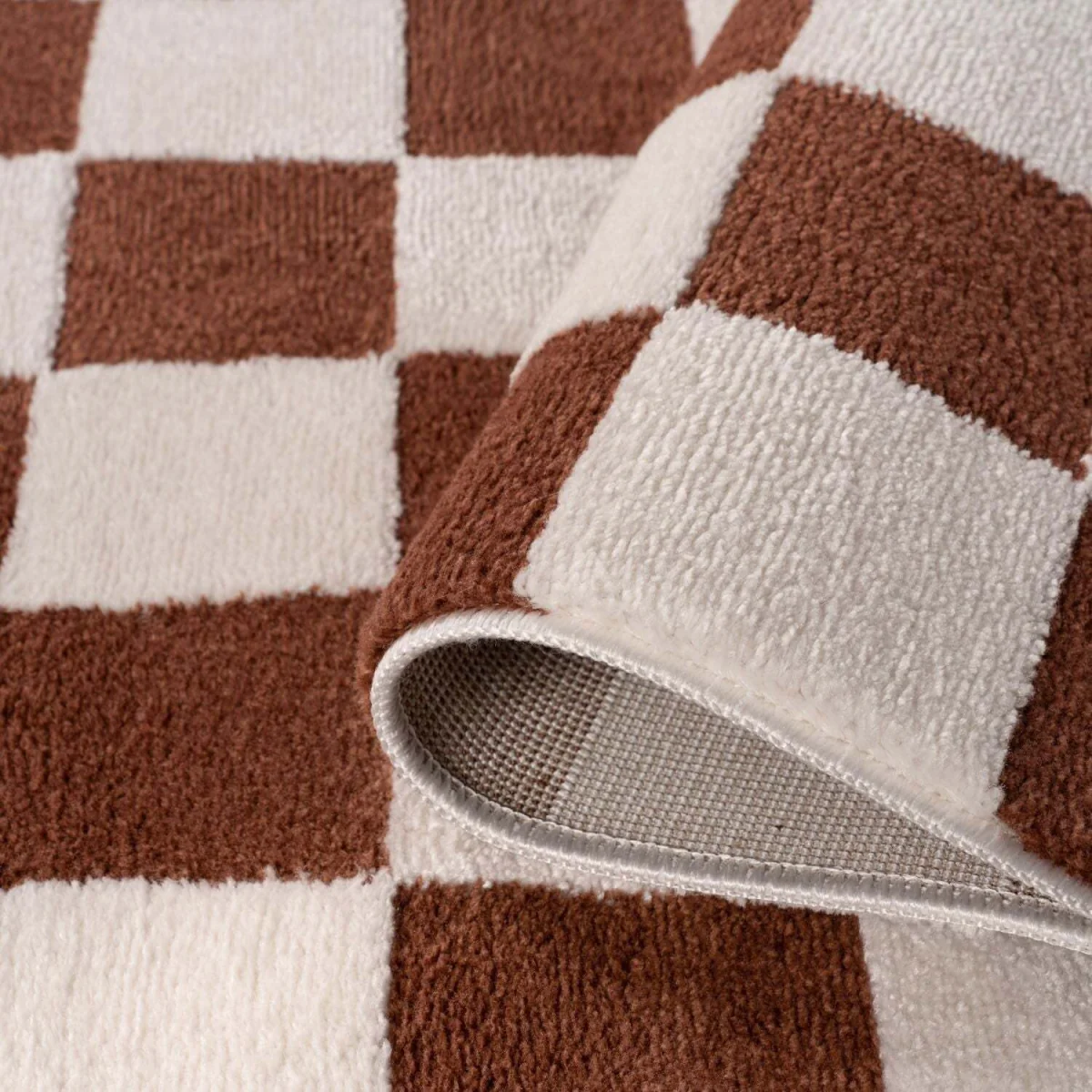 The Rugs Loft Checkerboard Design Textured Rug - Green / 150cm โ image 53