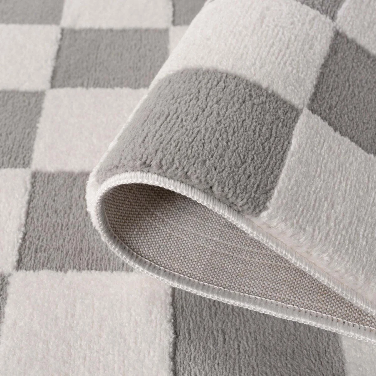 The Rugs Loft Checkerboard Design Textured Rug - Green / 150cm โ image 60