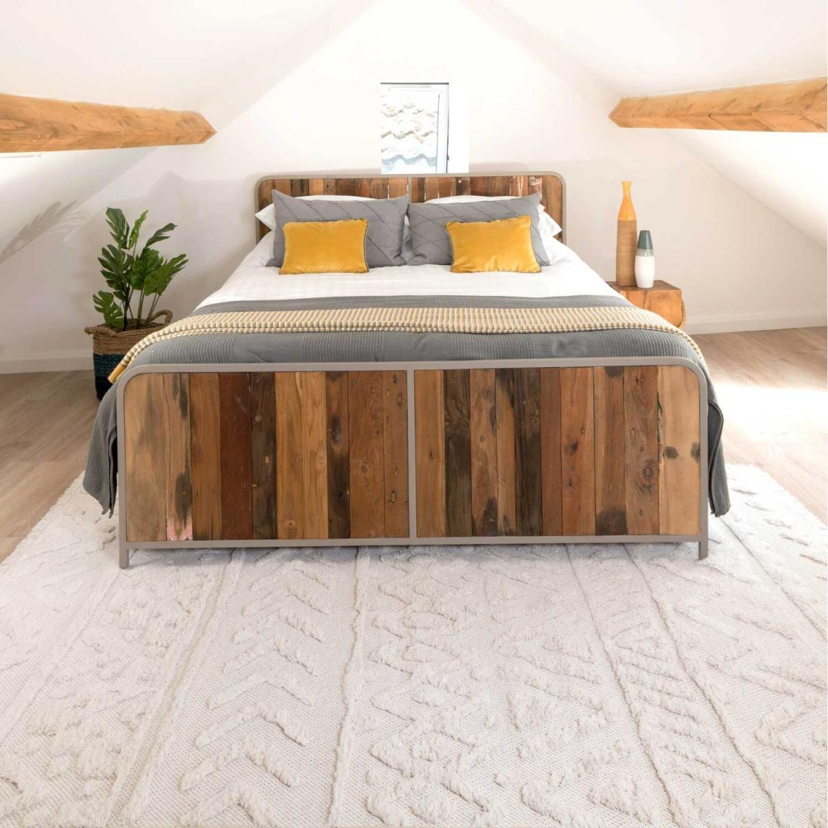 Cream Recycled Cotton 3D Tufted Tribal Aztec Fringed Area Rug - Cream / 230cm – image 2