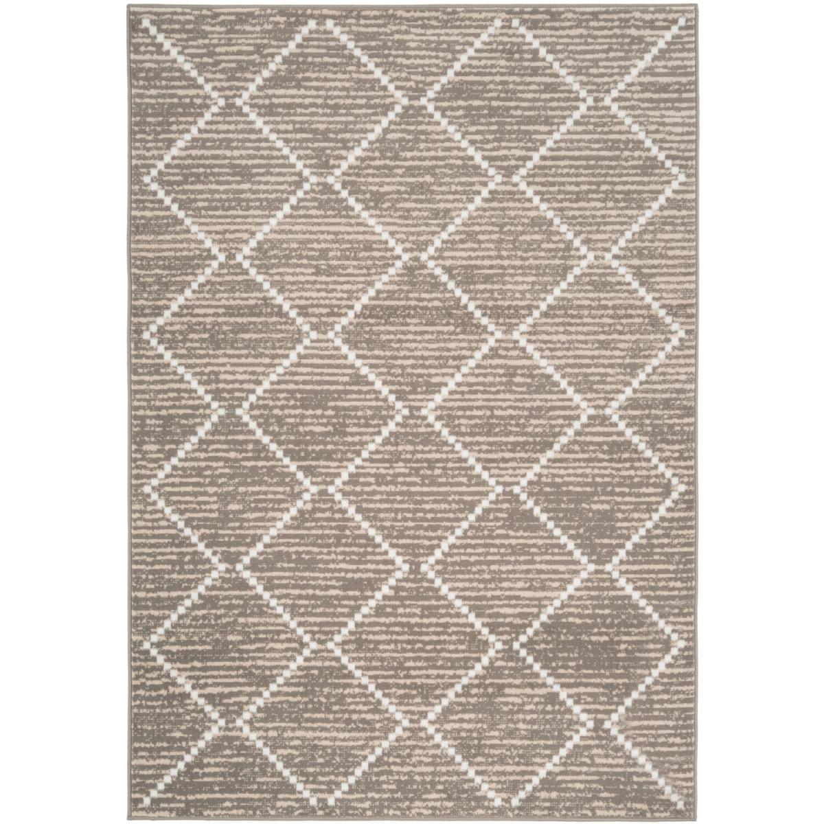 Neutral Beige Diamond Trellis Living Room Rug - Beige / 170 x 120cm – image 6