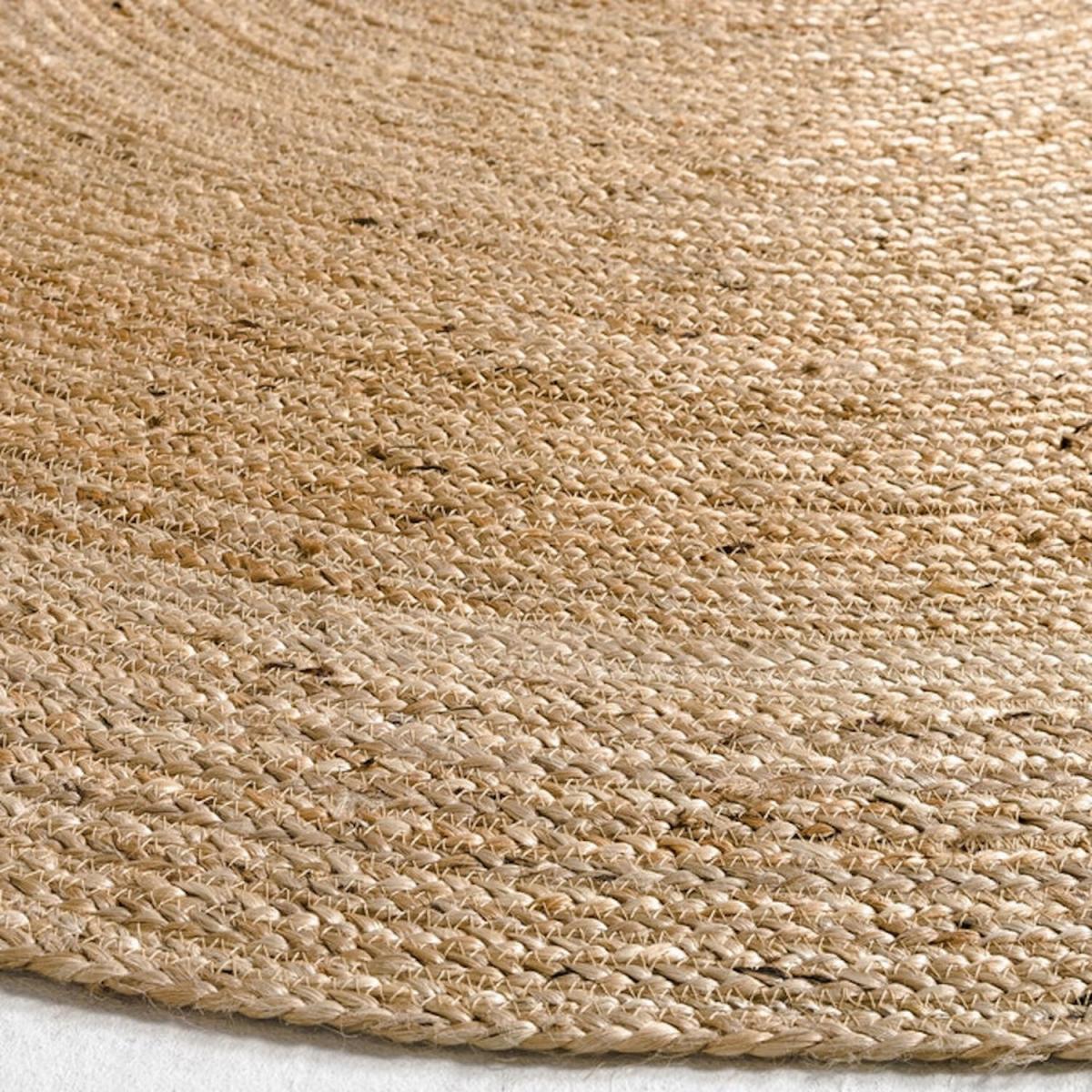 Hand Braided Jute Oval Rug - Orange / 120cm / 180cm – image 2