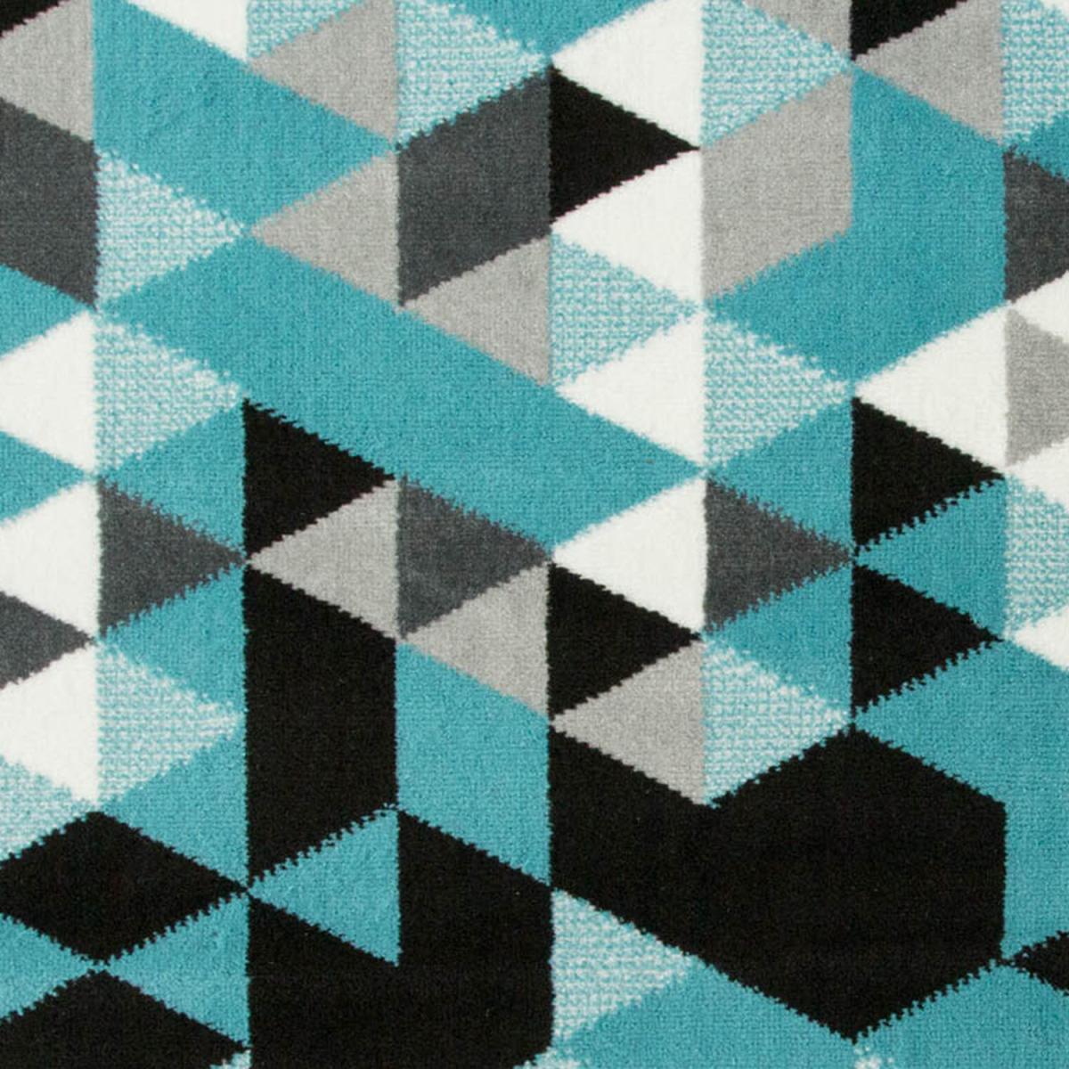 Blue Geometric Diamonds Area Rug - Blue / 230cm – image 2