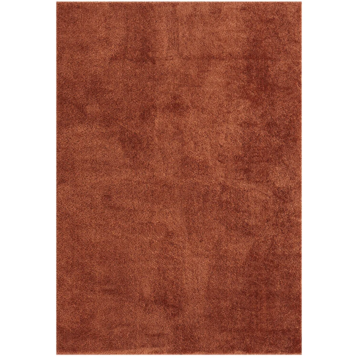 Desire Rugs Comfy Washable Low Pile Living Room Plain Area Rug - Terracotta – image 2