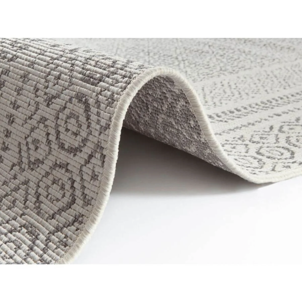 Reversible Flatweave Indoor & Outdoor Rug Green - Black – image 9