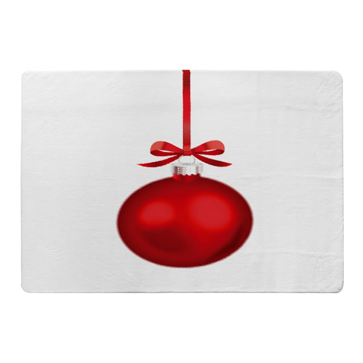 Christmas Ornament Style Rug - red / 150cm – image 1