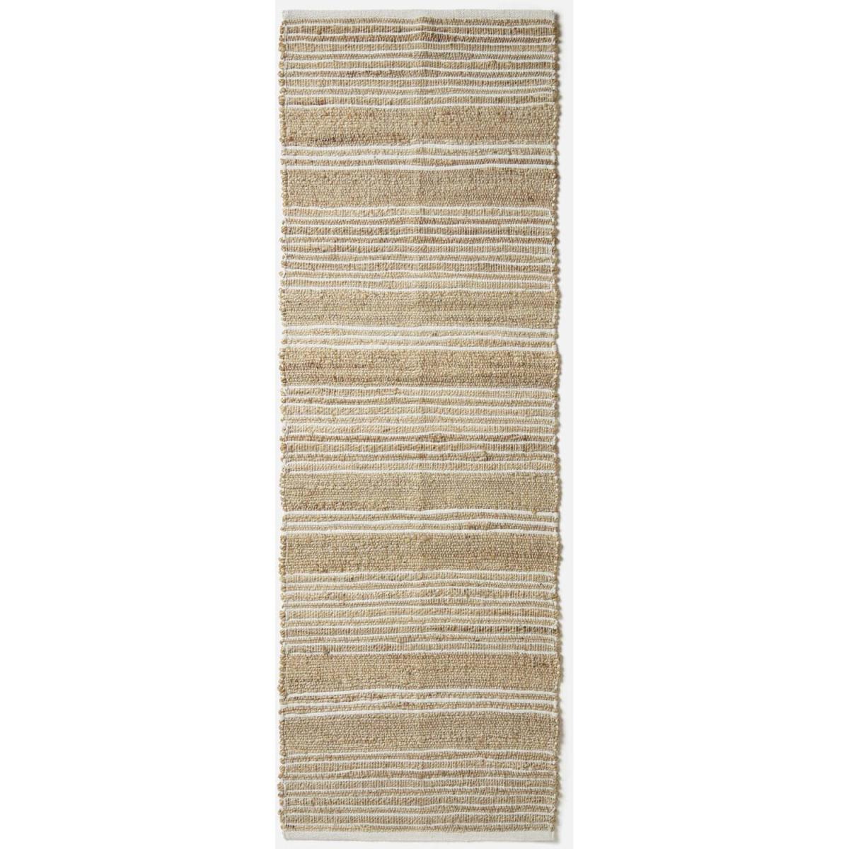 Arlyn Natural Striped Handwoven Jute Rug - Natural / 200cm – image 2