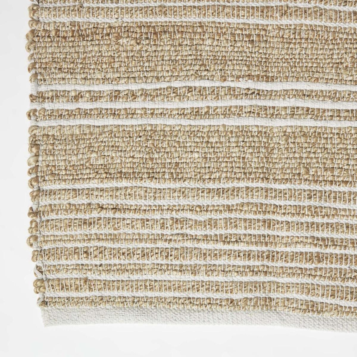 Arlyn Natural Striped Handwoven Jute Rug - Natural / 200cm – image 3