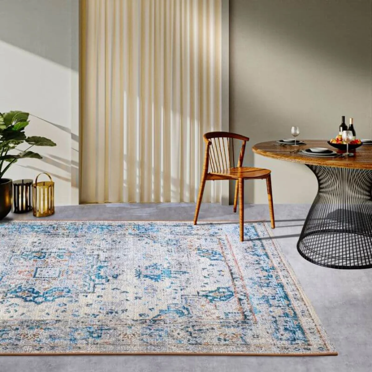 Pierre Indoor & Outdoor Rug Blue - Blue / 285.0cm – image 6