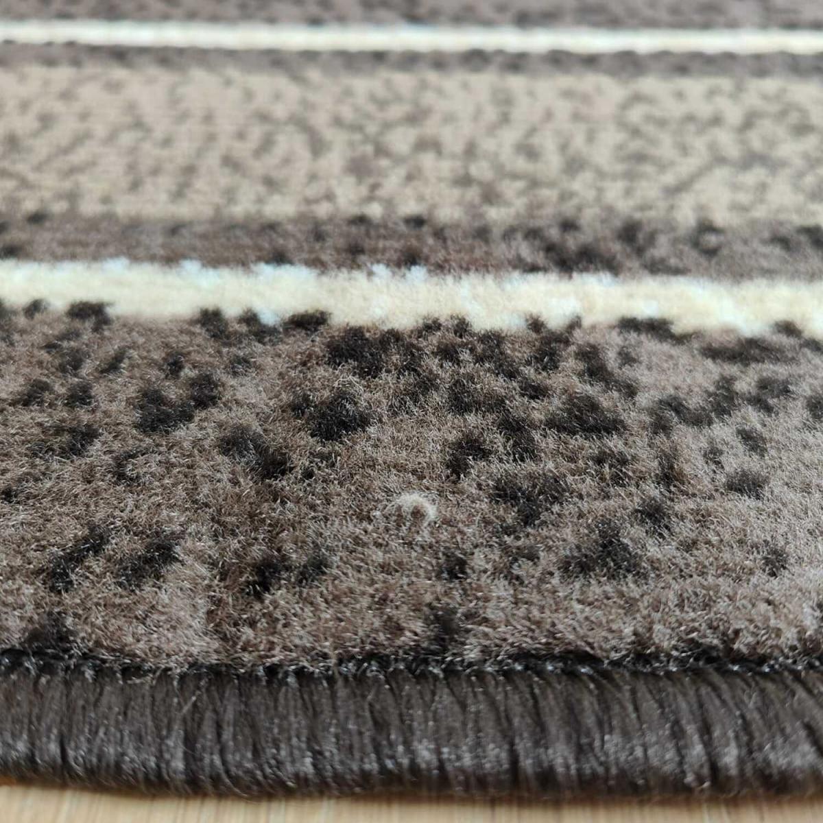 Dark Brown Classic Bordered Carpet Area Rug - Trend - Brown / 7kg – image 2
