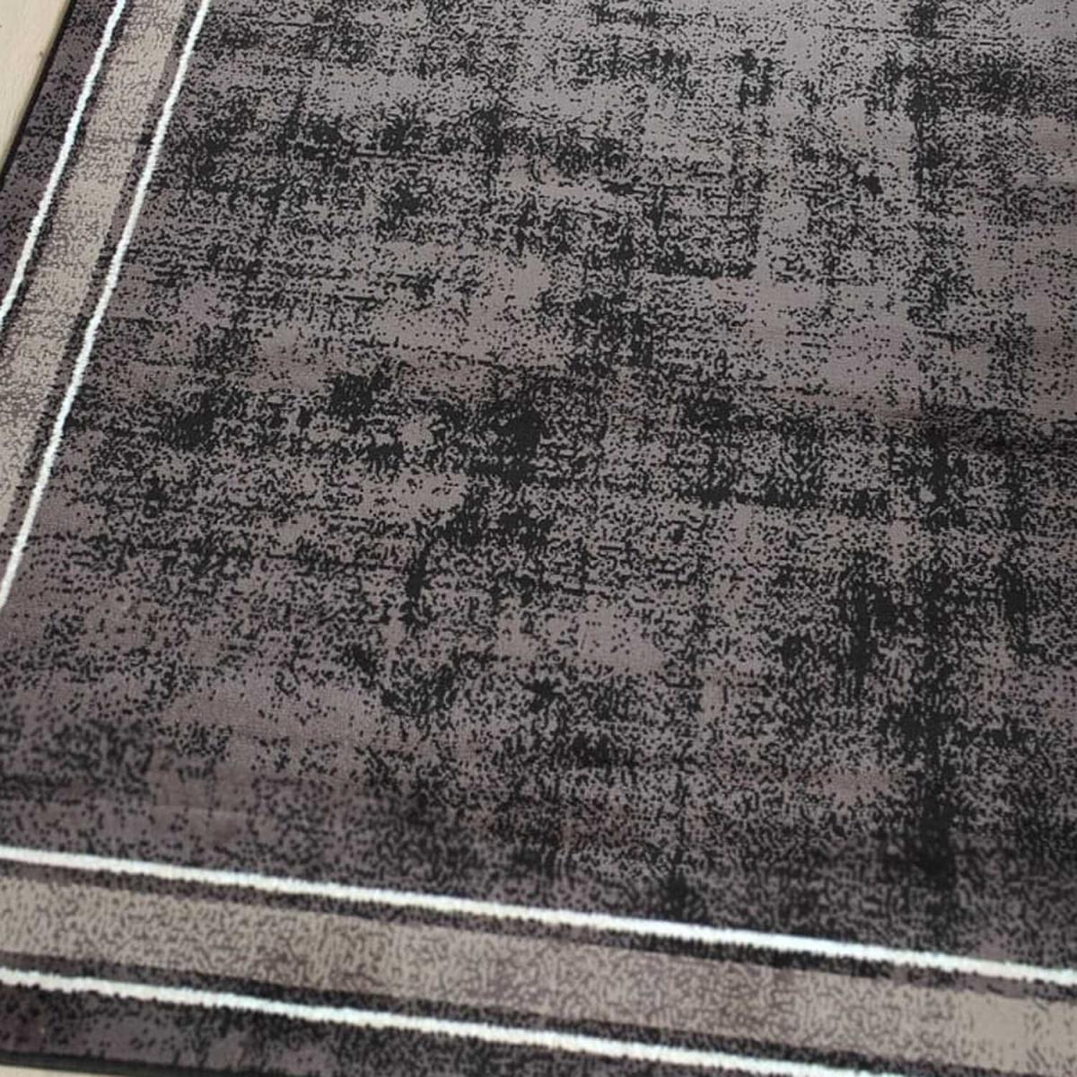 Dark Brown Classic Bordered Carpet Area Rug - Trend - Brown / 7kg – image 3