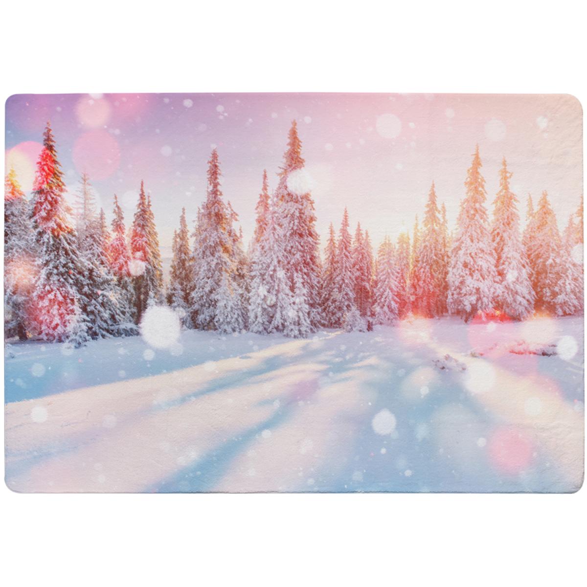 Mysterious Landscape Style Rug - pink / 230cm – image 3