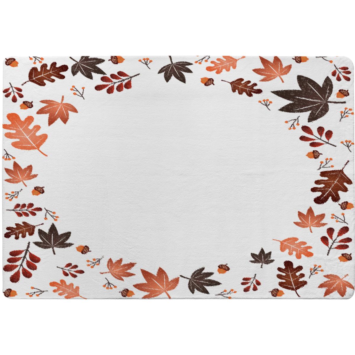 Decorative Autumn Rug - Orange / 150cm – image 2