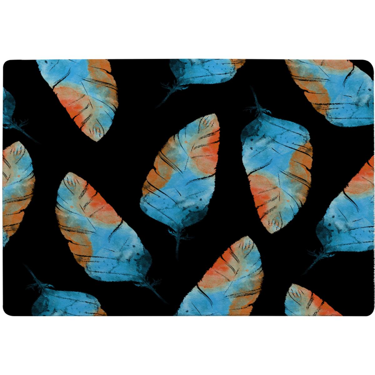 Imprints Boho Feathers Rug - Blue / 230cm – image 2