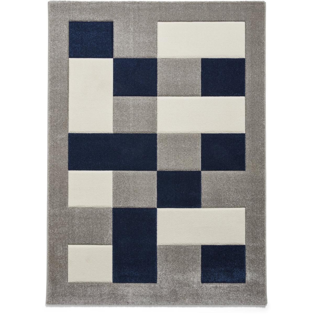 Brooklyn BRK04 GreyNavy Rug - Grey/Navy / 290cm – image 3
