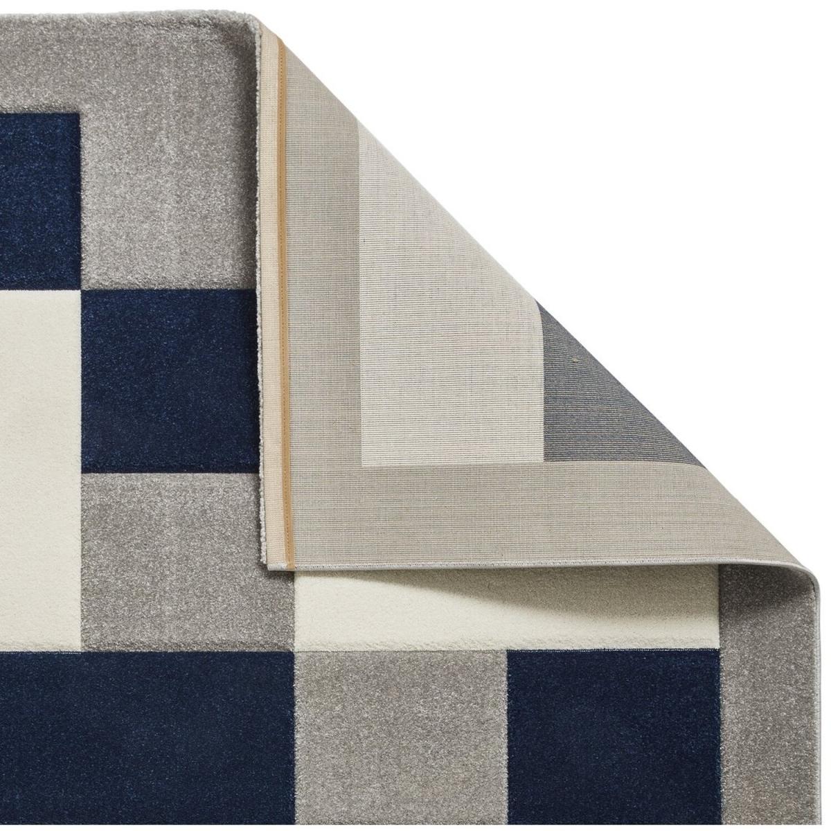 Brooklyn BRK04 GreyNavy Rug - Grey/Navy / 290cm – image 4