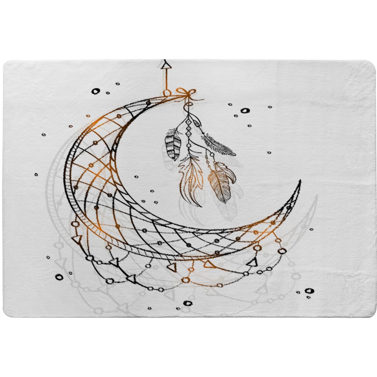 Dream Catcher With Crescent Moon Rug - Brown / 230cm – image 2
